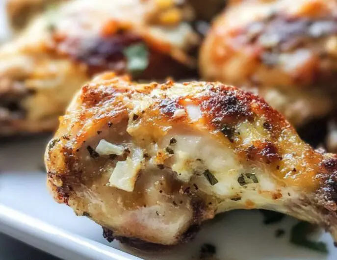 Garlic Herb Baked Chicken Drumsticks