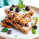 Blackberry Blondies with Vanilla Glaze 3 Blackberry Blondies with Vanilla Glaze