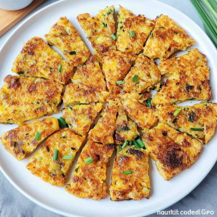 Golden Corn & Chive Fritters – Party Style Wedges 2 Golden Corn & Chive Fritters – Party Style Wedges