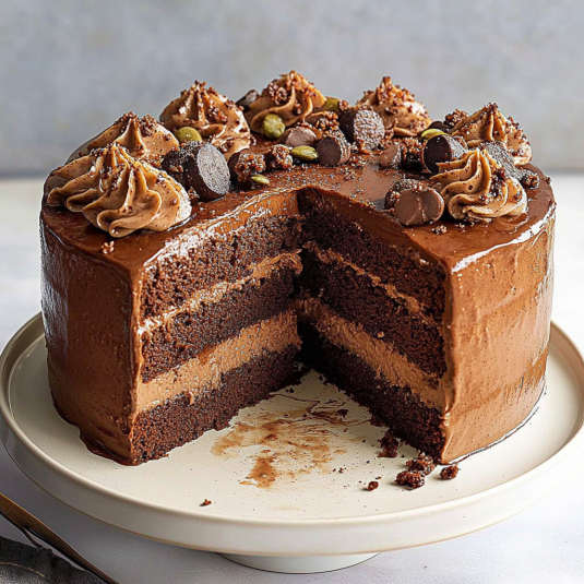 Cherry Mousse Dome Cake