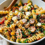 Sausage and Roasted Vegetable Pasta Salad