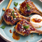 Glazed Lamb Chops 3 Glazed Lamb Chops