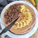 Chocolate Banana Cake with Chocolate Cream Frosting