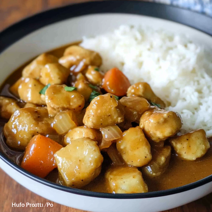 Japanese Chicken Curry with Rice 2 Japanese Chicken Curry with Rice