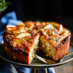 Rustic Spiced Apple Cake with Golden Caramelized Edges and Tender Crumb
