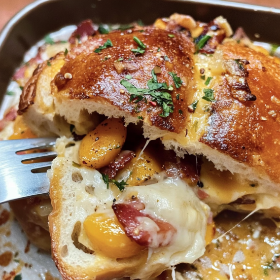 Five-Cheese Corn-Stuffed Bread Bake