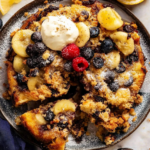 Banana Blueberry Crumb Cake