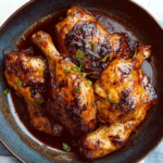 Glazed Roasted Chicken Legs