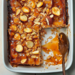 Caramel Almond Crumble Bars
