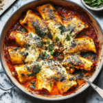 Baked Cheese-Stuffed Manicotti