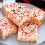 Peppermint Crunch White Chocolate Fudge 3 Peppermint Crunch White Chocolate Fudge