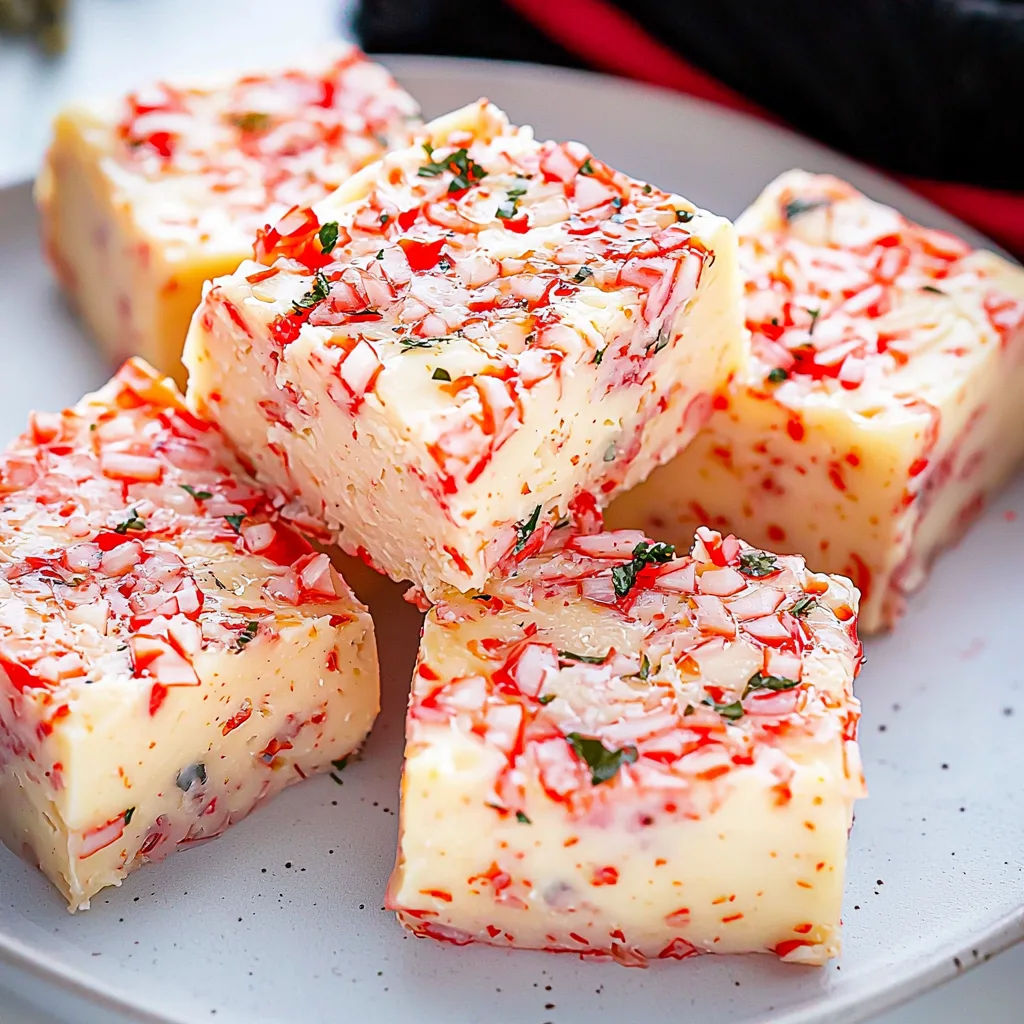 Peppermint Crunch White Chocolate Fudge