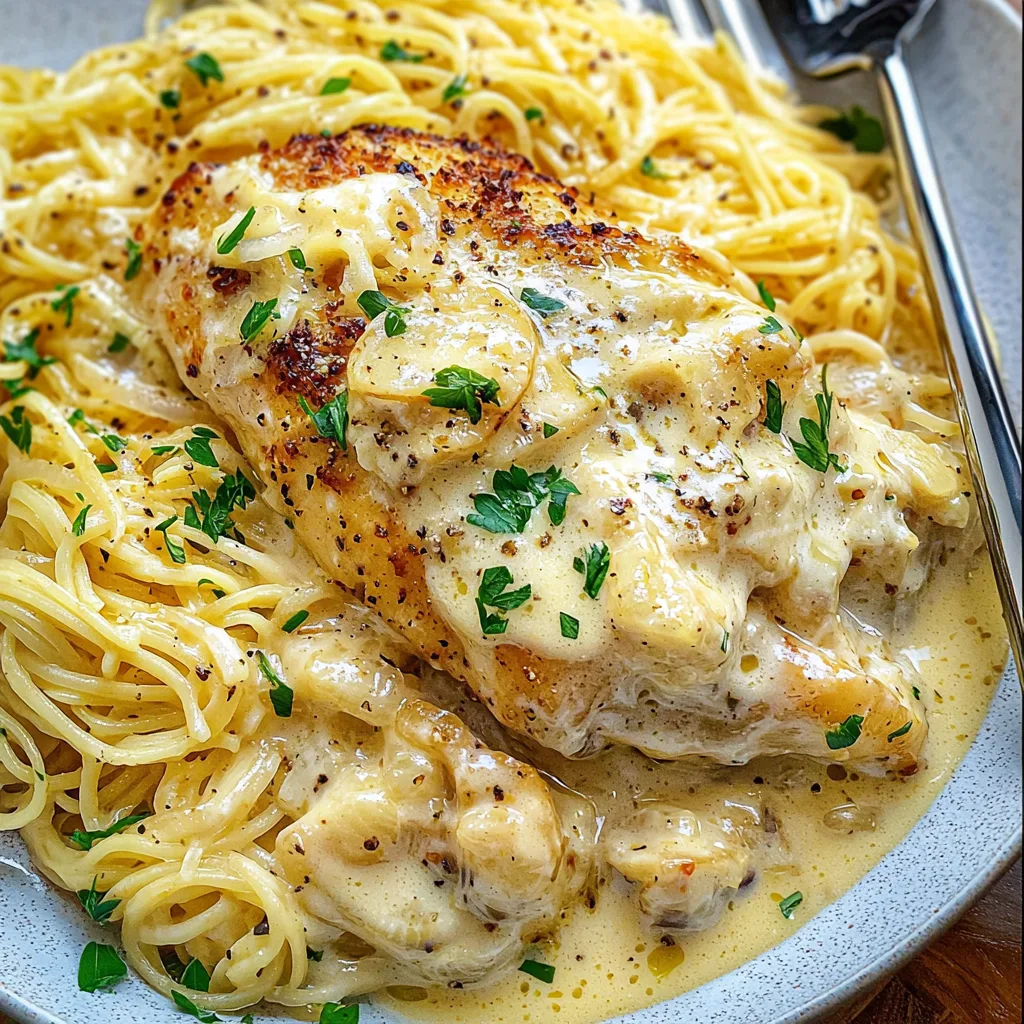 Creamy Garlic Parmesan Pasta