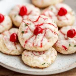 Raspberry Frosted Thumbprint Cookies with Creamy Glaze and Fresh Berries