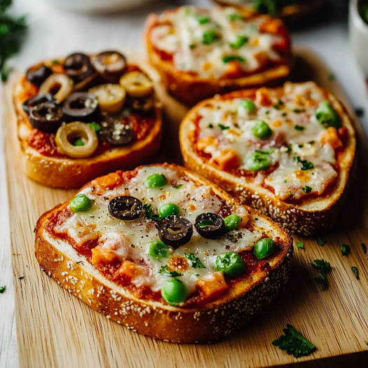 Veggie Bread Pizza Bites