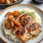 Grilled Garlic-Herb Chicken Breast with Tomato Salad – Simple, Juicy, and Full of Flavor 3 Grilled Garlic-Herb Chicken Breast with Tomato Salad – Simple, Juicy, and Full of Flavor