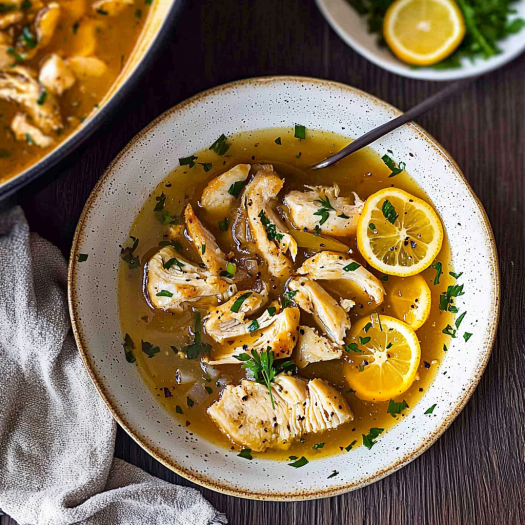 Lemon Herb Chicken Soup