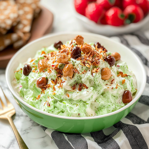 Vintage Lime Pistachio Dessert Salad 2 Vintage Lime Pistachio Dessert Salad