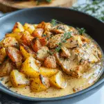 Creamy Herbed Chicken with Roasted Potatoes – A Comforting and Flavorful One-Pan Meal Perfect for Weeknight Dinners 3 Creamy Herbed Chicken with Roasted Potatoes – A Comforting and Flavorful One-Pan Meal Perfect for Weeknight Dinners