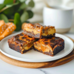 Caramel Swirl Cheesecake Brownies