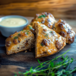 Cheddar and Herb Sausage Scones