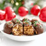 Holiday Hazelnut Crunch Truffles with Dark Chocolate and Sea Salt Garnish 3 Holiday Hazelnut Crunch Truffles with Dark Chocolate and Sea Salt Garnish