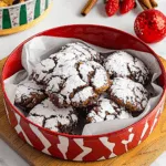 Chocolate Crinkle Cookies