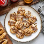 Salted Caramel Shortbread Bites with Chocolate Drizzle