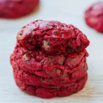 Red Velvet Chocolate Chip Cookies