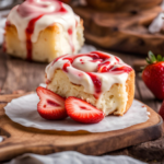 Strawberries and Cream Sweet Rolls