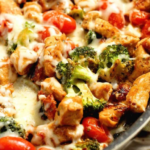 Cheesy Chicken and Broccoli Skillet