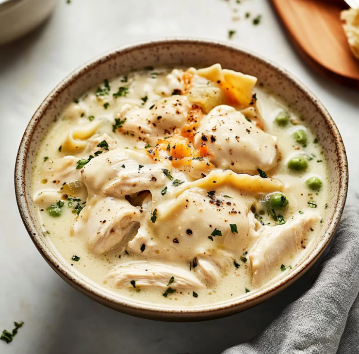 Creamy Chicken and Dumplings Soup