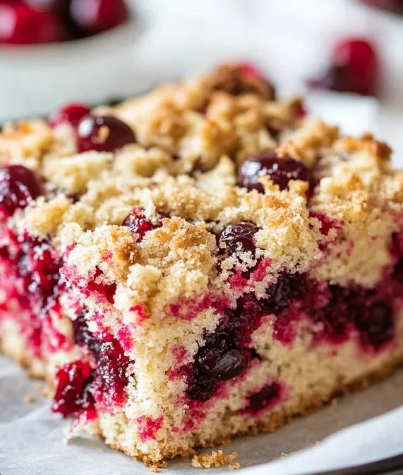 Cherry Crumb Cake