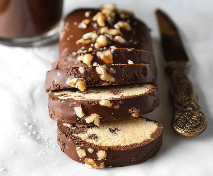 Chocolate-Covered Cookie Loaf