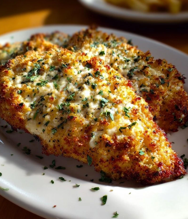 Crispy Parmesan-Crusted Chicken Cutlets