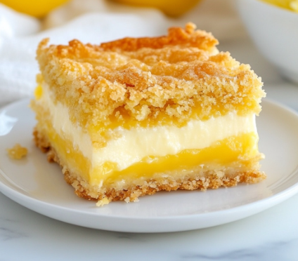 Lemon Cream Crumble Bars