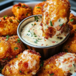 Crispy Chicken Bites with Dipping Sauce