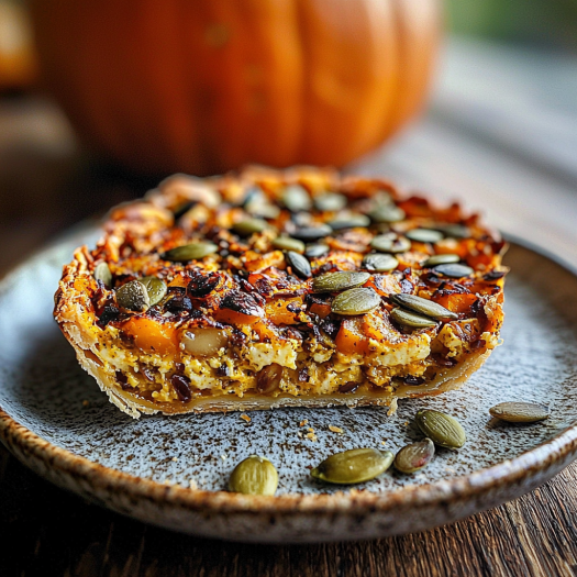Savoury Pumpkin Seed Tart