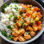 Creamy Spiced Chicken Rice Bowl