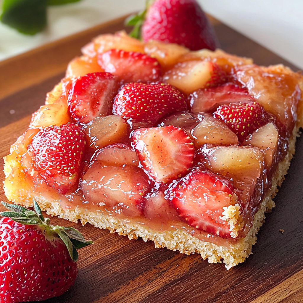 Strawberry Glazed Tart Bar