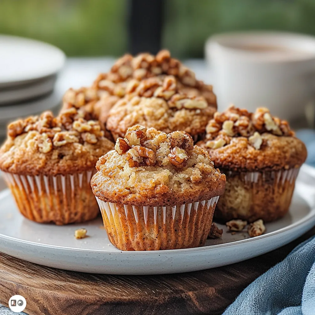 Cinnamon Pecan Muffins