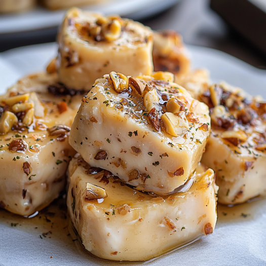 Sweet Ricotta Rolls with Honey and Nuts