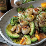 Seared Scallops with Vegetables