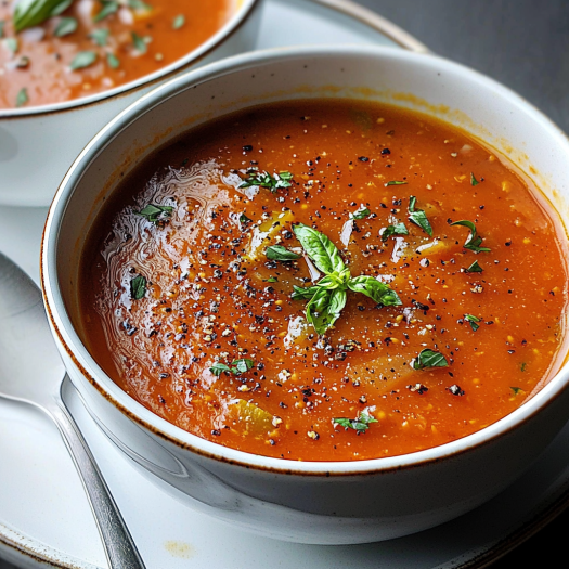 Roasted Tomato Basil Soup