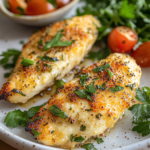 Garlic-Parmesan Baked Chicken Breasts