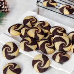 Chocolate and Vanilla Swirl Cookies