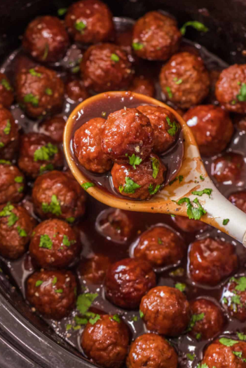 Slow Cooker Italian Meatballs