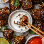 Crispy Sesame Cauliflower Bites
