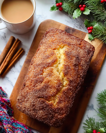 Cinnamon Sugar Loaf Cake