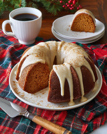 Spiced Bundt Cake with Glaze